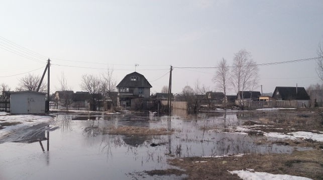 8 участков дорог и 29 подворий подтоплено в Беларуси