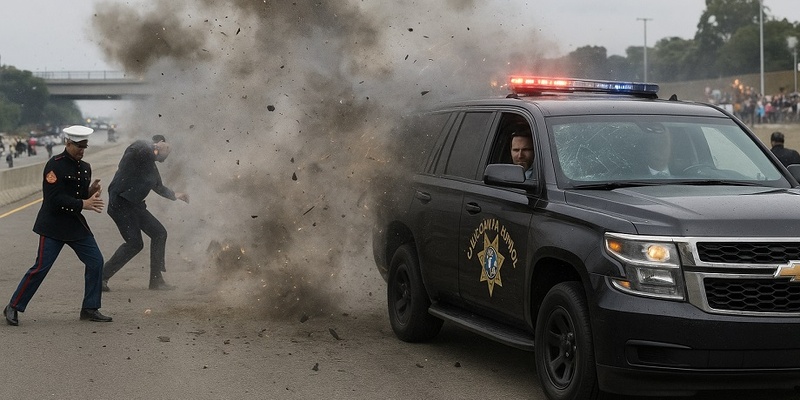 Над кортежем вице-президента США Вэнса в штате Калифорния раньше времен разорвался снаряд