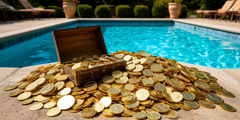 Француз случайно нашёл клад из целых золотых слитков во время строительства бассейна